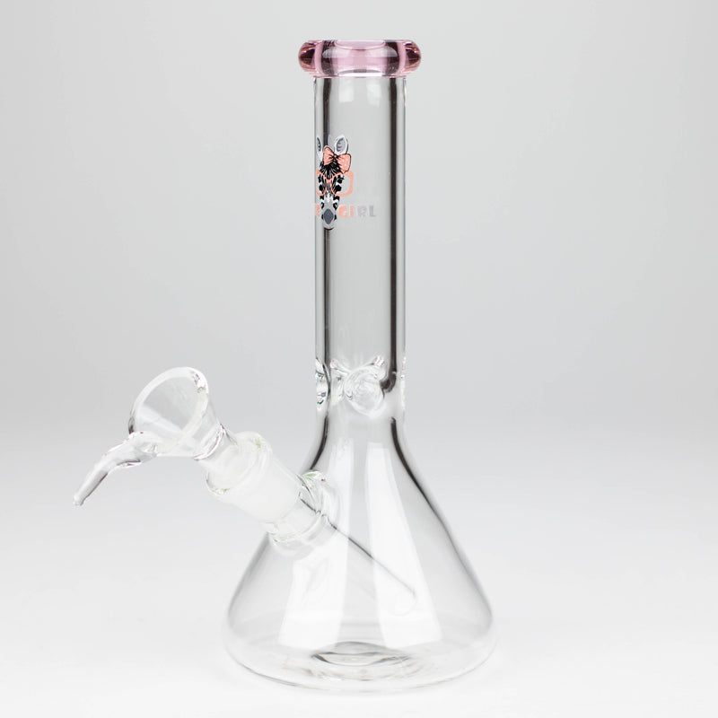 O 7" Zoom Glass Bong with Bowl [AK050]