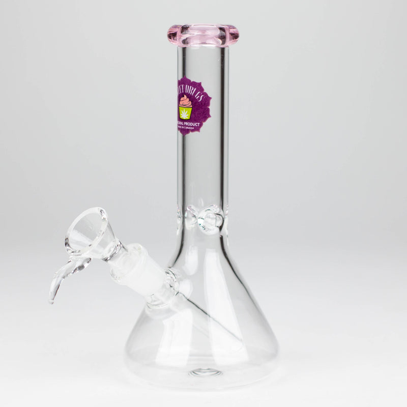 O 7" Zoom Glass Bong with Bowl [AK050]