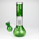 Volcano | 11" Glass Bong with percolator [AK03] Glass Bong Canadian Distributor Green