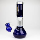 Volcano | 11" Glass Bong with percolator [AK03] Glass Bong Canadian Distributor Blue
