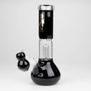 Volcano | 11" Glass Bong with percolator [AK03] Glass Bong Canadian Distributor Black