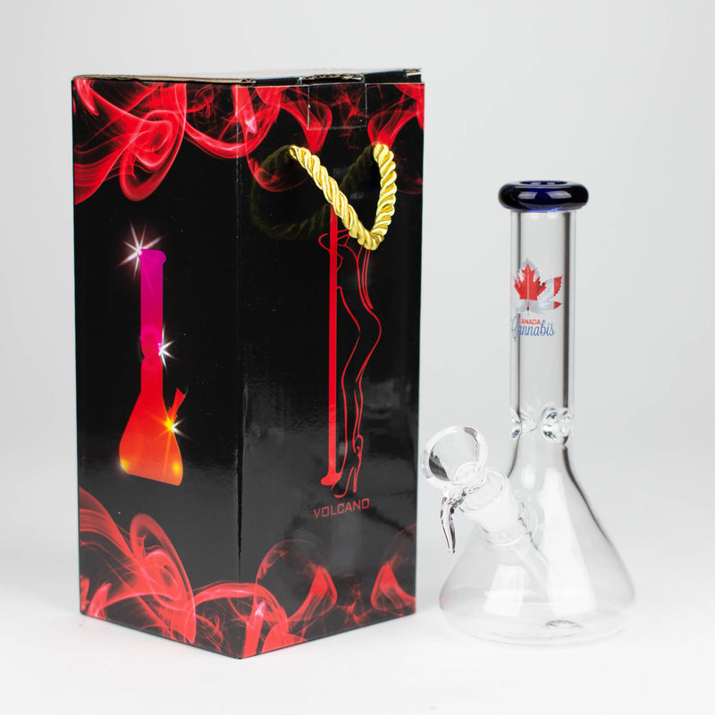 O 7" Zoom Glass Bong with Bowl [AK050]