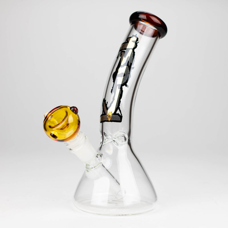 O Kush | 9" Bent neck glass bong [AK2010]