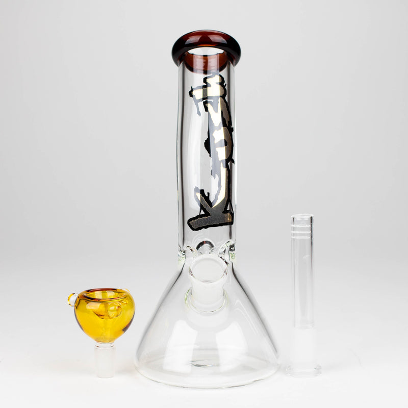 O Kush | 9" Bent neck glass bong [AK2010]