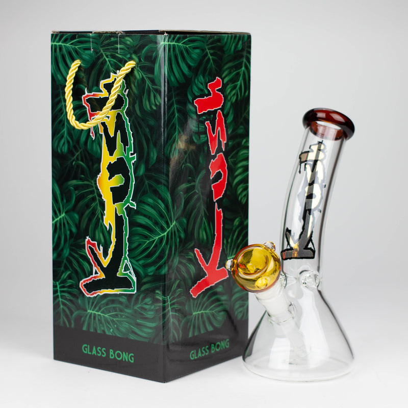 O Kush | 9" Bent neck glass bong [AK2010]