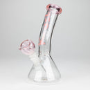 Kush | 9" Bent neck glass bong [AK2010] Glass Bong Canadian Distributor Pink
