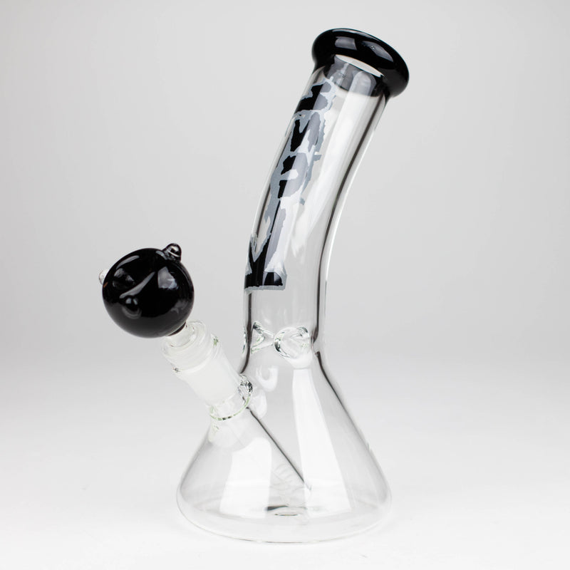 O Kush | 9" Bent neck glass bong [AK2010]