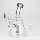 Xtreme | 5.7" Glass 2-in-1 bubbler [DCK004] Glass Bong Canadian Distributor Charcoal Black