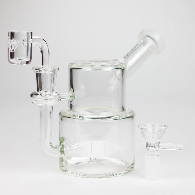 O Xtreme | 5" Glass 2-in-1 bubbler [DCK005]