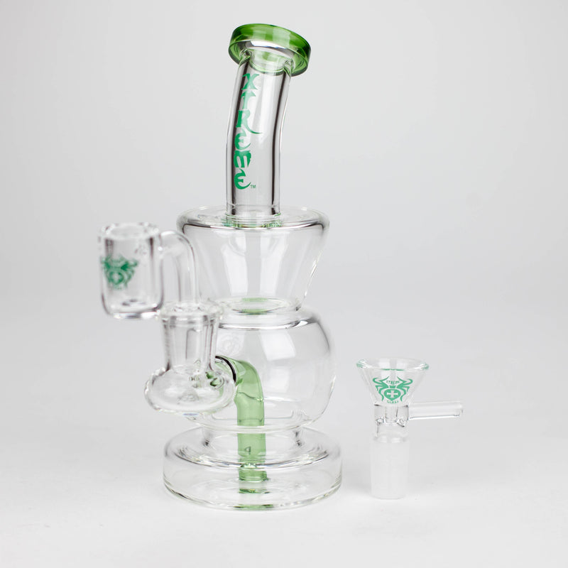 O Xtreme | 6.7" Glass 2-in-1 bubbler [DCK006]