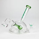 Xtreme | 5.7" Glass 2-in-1 bubbler [DCK007] Glass Bong Canadian Distributor Green