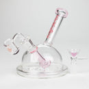 Xtreme | 5.7" Glass 2-in-1 bubbler [DCK007] Glass Bong Canadian Distributor Pink