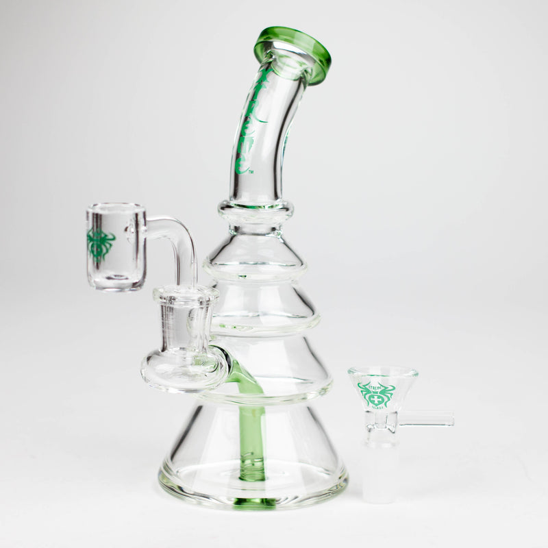 O Xtreme | 7" Glass 2-in-1 bubbler [DCK009]