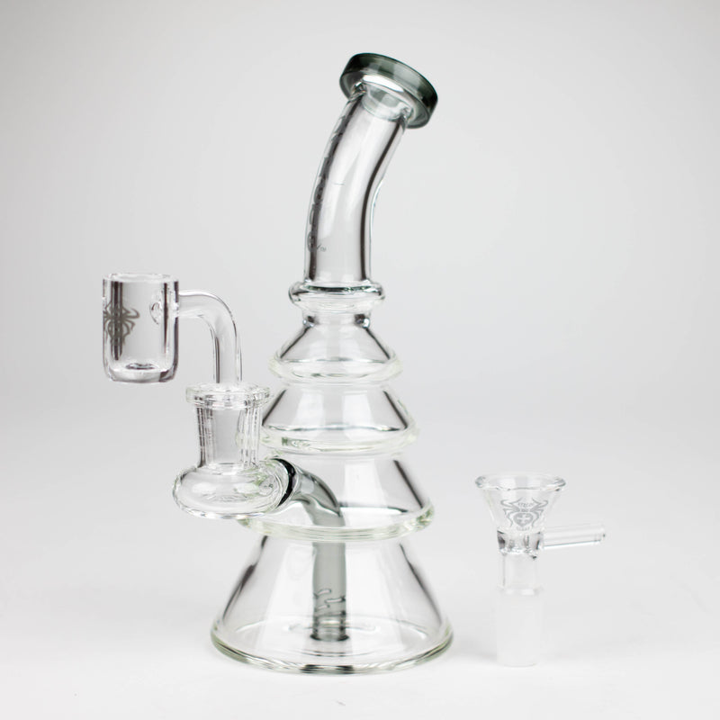 O Xtreme | 7" Glass 2-in-1 bubbler [DCK009]