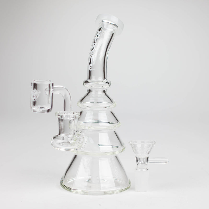 O Xtreme | 7" Glass 2-in-1 bubbler [DCK009]