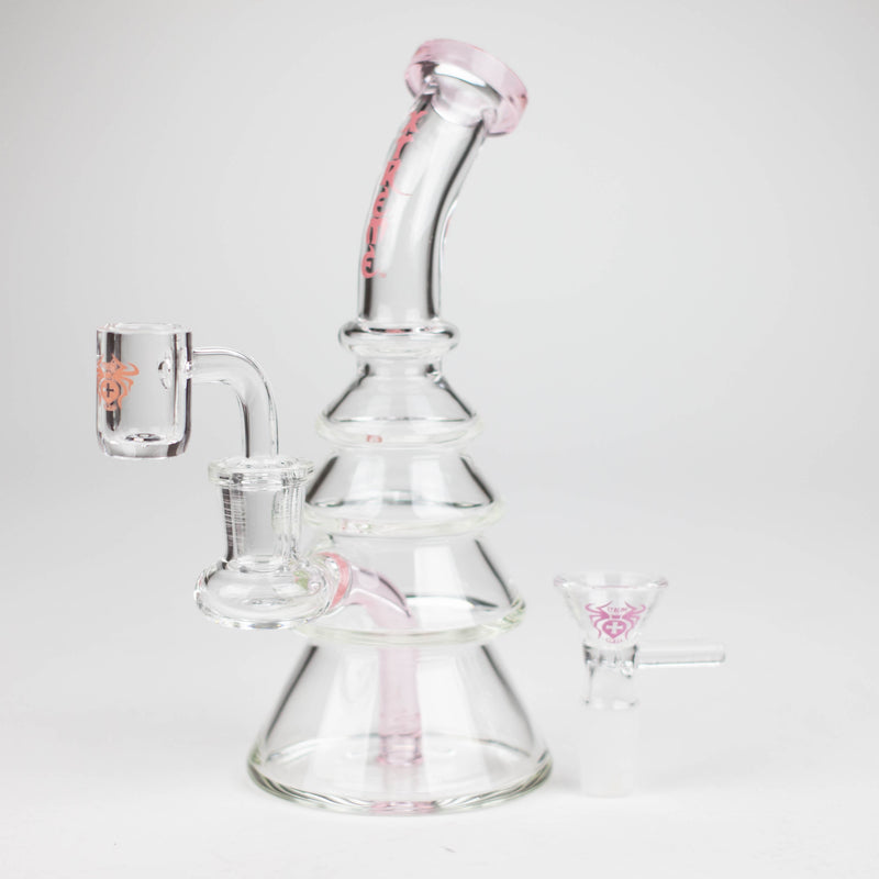 O Xtreme | 7" Glass 2-in-1 bubbler [DCK009]