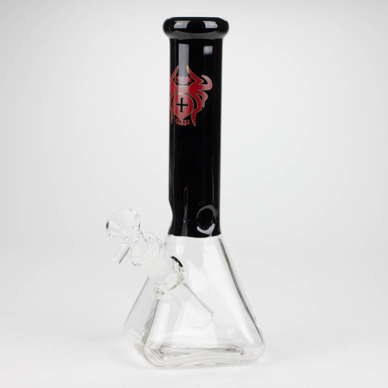 O Xtreme | 10" Pyramid glass water bong [AK085]