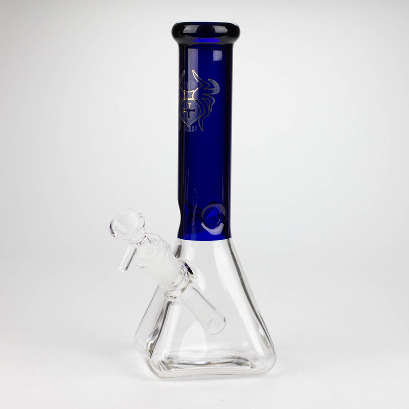 O Xtreme | 10" Pyramid glass water bong [AK085]