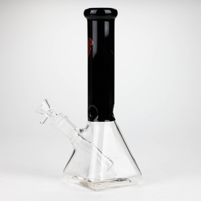 O Xtreme | 10" Pyramid glass water bong [AK085]