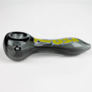 Kush | 4.5" durable thick wall glass pipe [H26] Glass Pipe Canadian Distributor