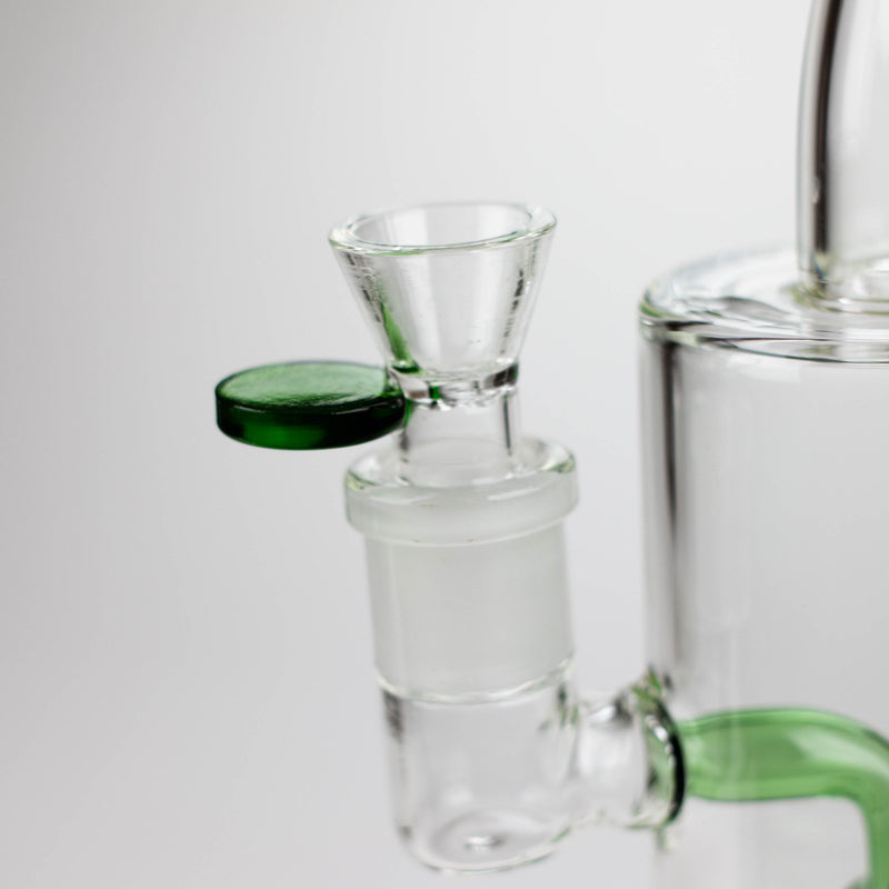 O Xtreme | 10" T-diffuser glass water bong [B10]