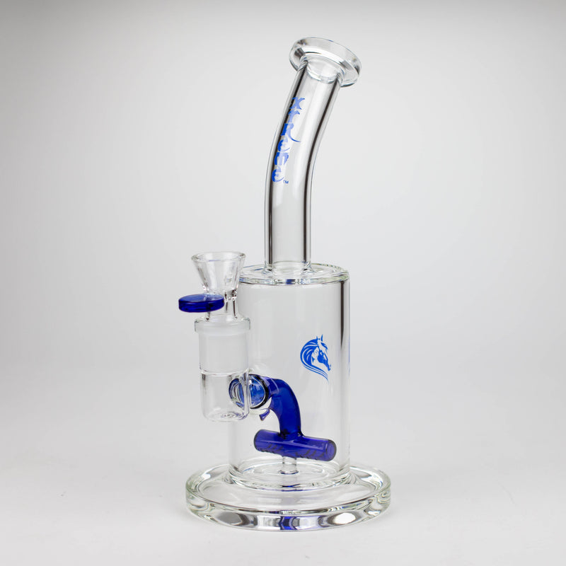 O Xtreme | 10" T-diffuser glass water bong [B10]