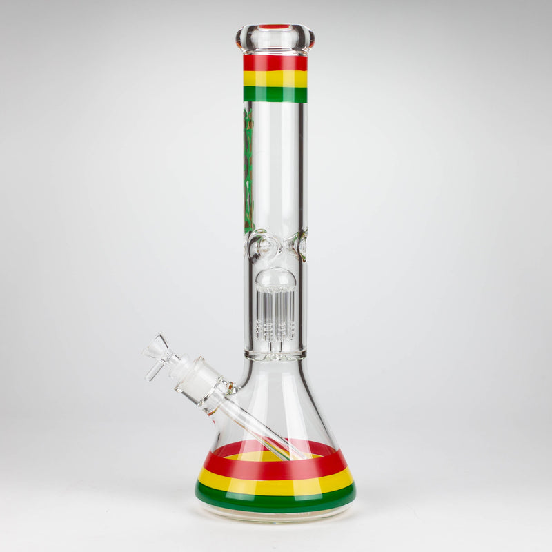 O Kush | 15" tree percolator 7mm glass bong [AK089]