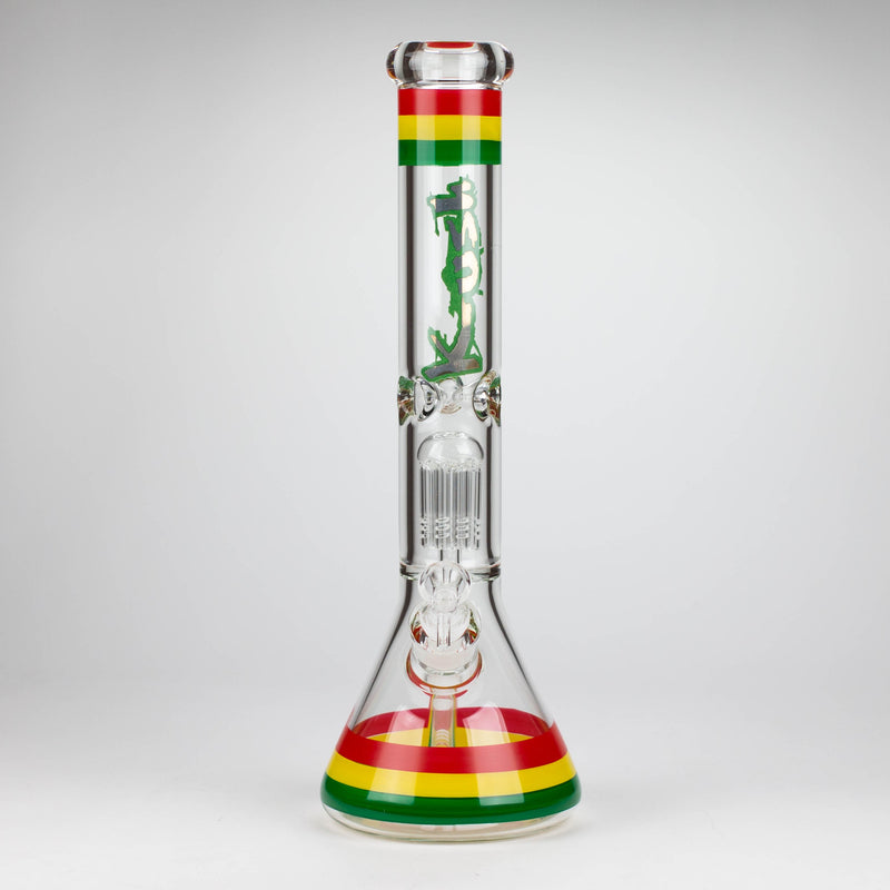 O Kush | 15" tree percolator 7mm glass bong [AK089]