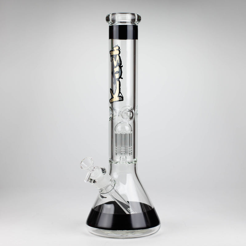 O Kush | 15" tree percolator 7mm glass bong [AK089]