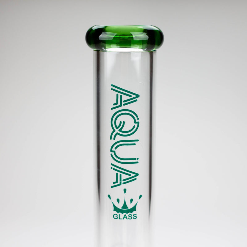 O AQUA | 10" Beaker glass water bong with silicone cap [AQUA200]