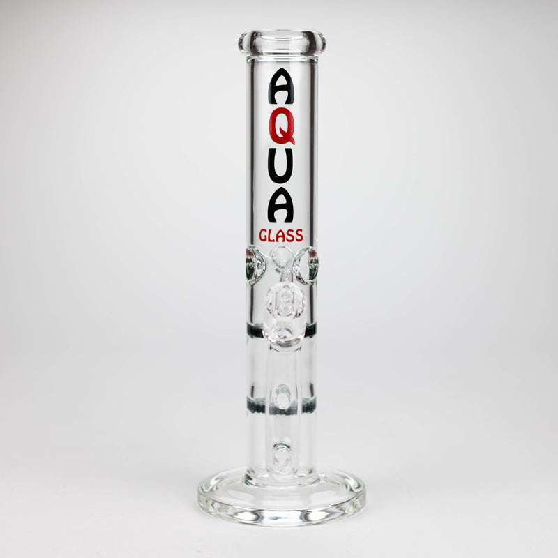 O AQUA | 10" Dual Honeycomb rig with quartz banger [B1]