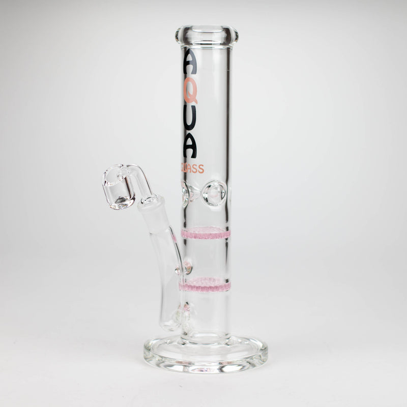 O AQUA | 10" Dual Honeycomb rig with quartz banger [B1]