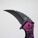 Snake Eye | Skull Design folding Karambit 3" Blade [SE-090P] Folding Knife BB Canada