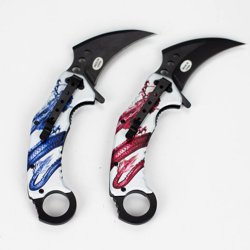 O Snake Eye | Dragon Design folding Karambit 3 " Blade [SE-1111S]