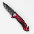 Snake Eye | Outdoor rescue hunting knife [SE-891] Folding Knife BB Canada Red