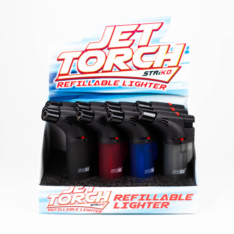 O StriKo | Single Jet Torch Ligher Display of 12 [LT-UB-188]