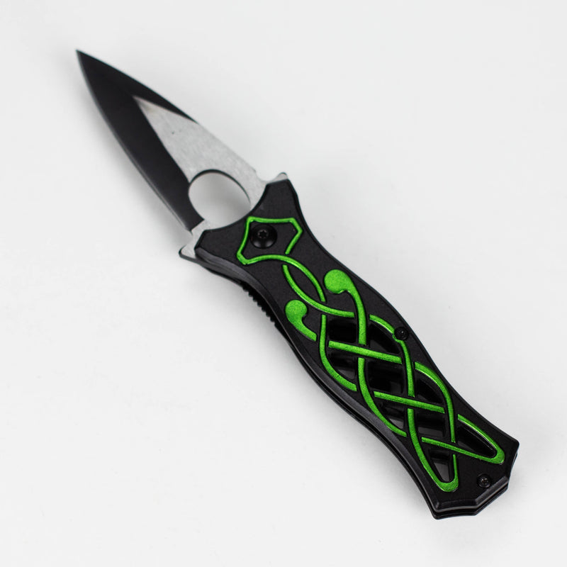 O Snake Eye | outdoor rescue hunting knife [SE-990GN]