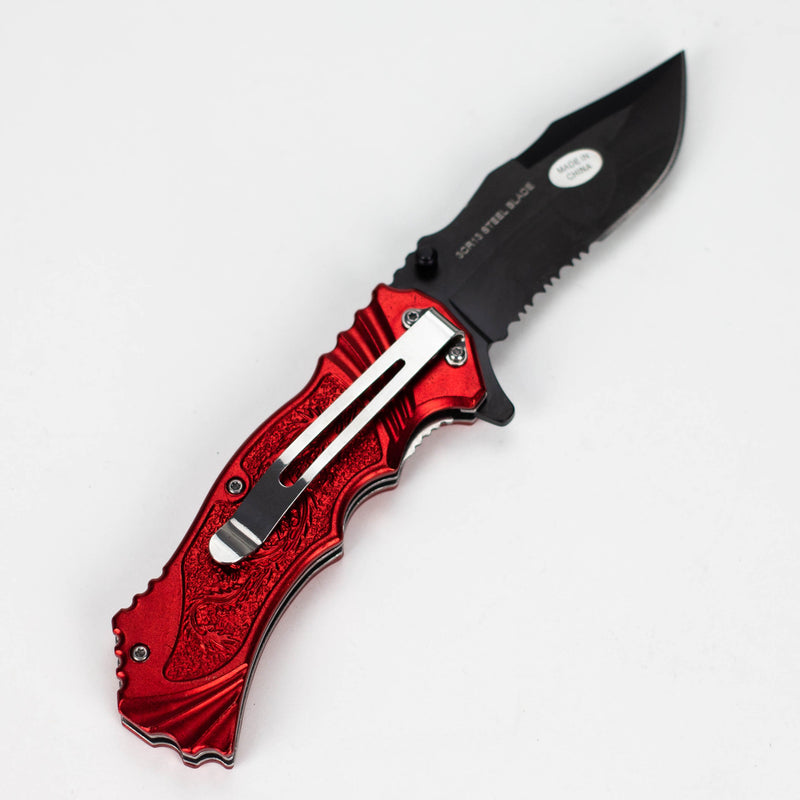 O Snake Eye | Outdoor rescue hunting knife [SE-960RD]