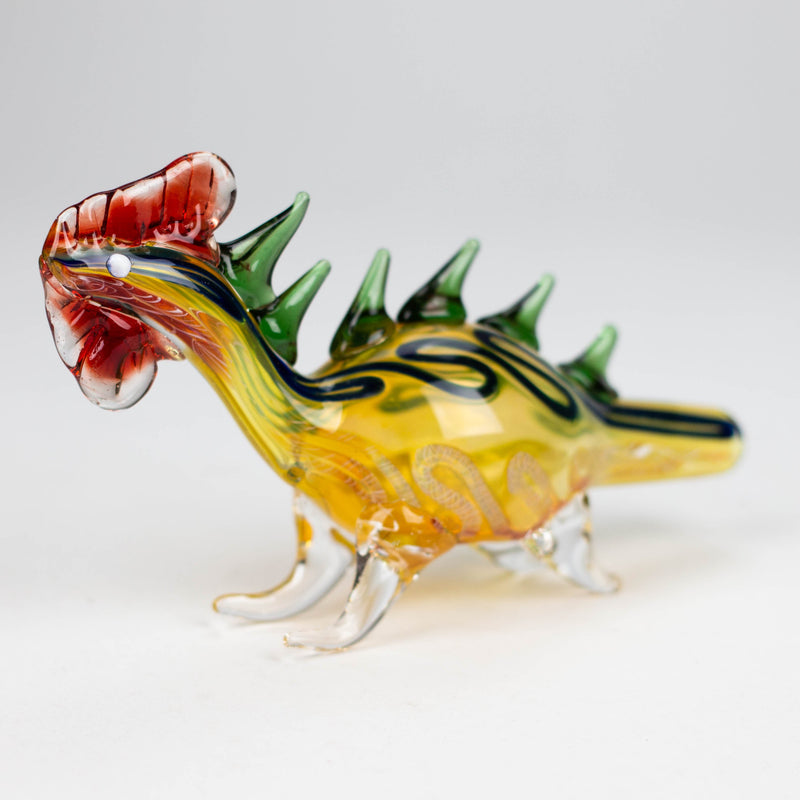 O 7" Lizard Insideout Glass Pipe [PIP972]