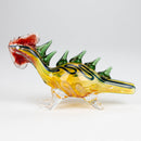 7" Lizard Insideout Glass Pipe [PIP972] Glass Pipe NIBO Distribution