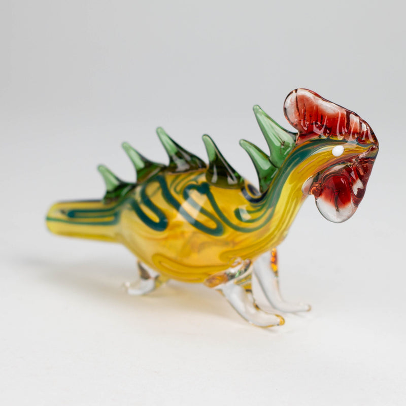 O 7" Lizard Insideout Glass Pipe [PIP972]