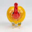 4.25" Elephant Rasta color hand pipe Glass Pipe NIBO Distribution