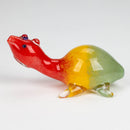 4" Turtle Shape Rasta insideout pipe [PIP976] Glass Pipe NIBO Distribution