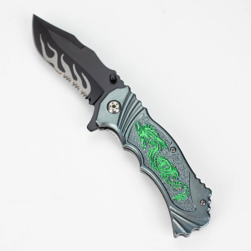 O Snake Eye | Outdoor rescue hunting knife [SE-960RD]