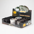 Fortune | 74mm 4 parts metal herb grinder [G092] Display Pack Super Supplys Inc