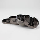 Fortune | 74mm 4 parts metal herb grinder [G092] Display Pack Super Supplys Inc