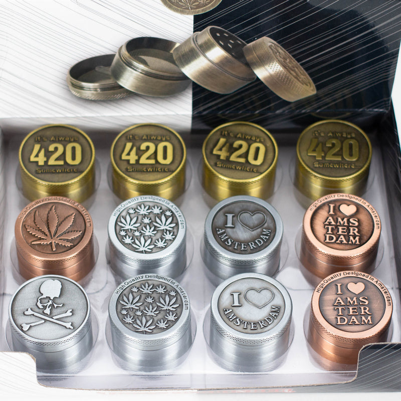 O Dia 40mm High 37mm Metal Grinder Box of 12