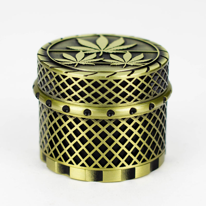 O Leaf Design 4 parts Herb Grinder Box of 6