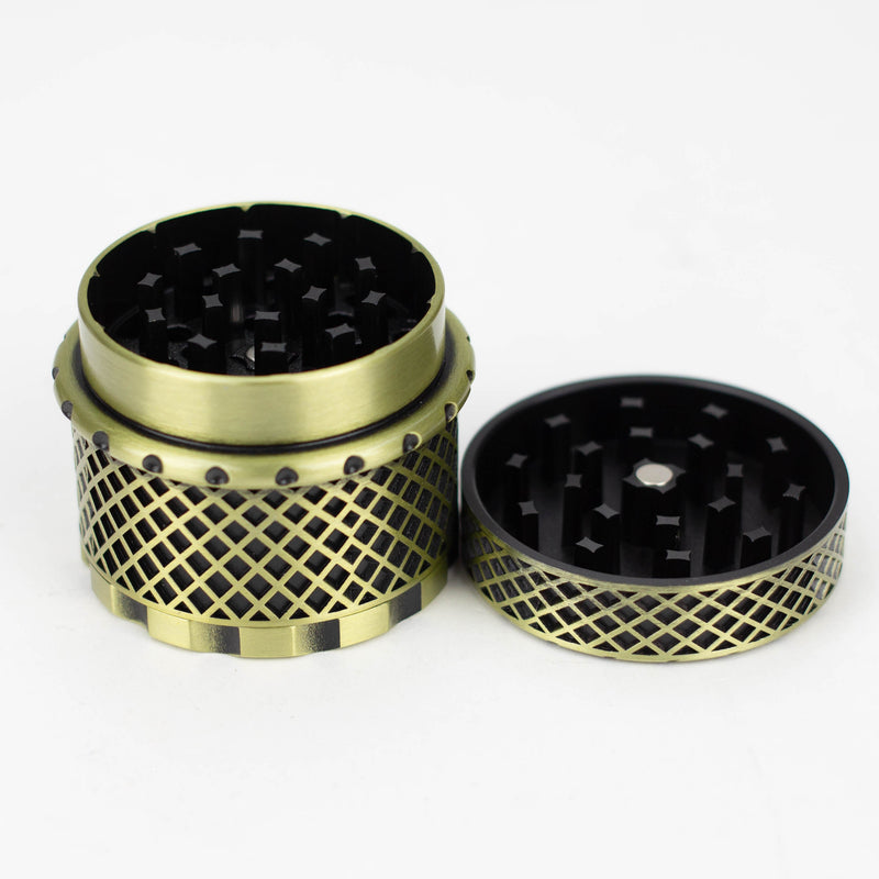 O Leaf Design 4 parts Herb Grinder Box of 6