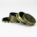 Leaf Design 4 parts Herb Grinder Box of 6 Display Pack Super Supplys Inc